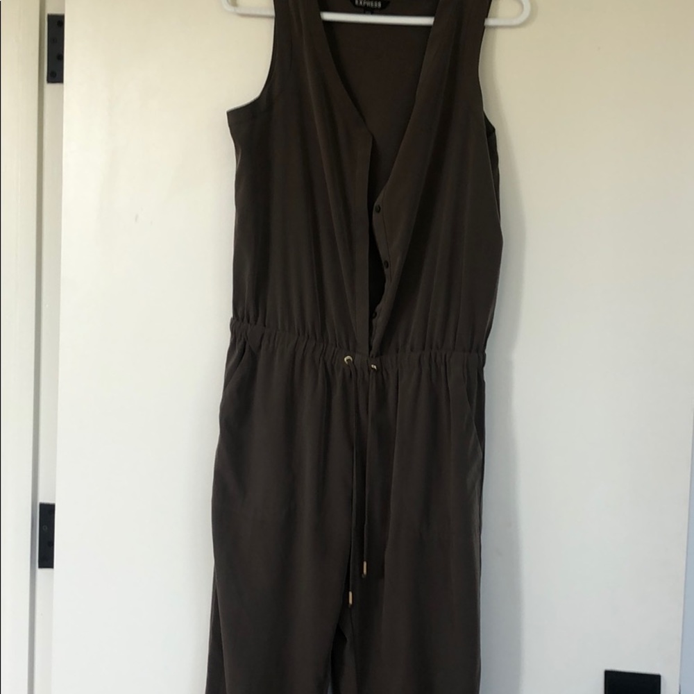 Olive green express jumpsuit